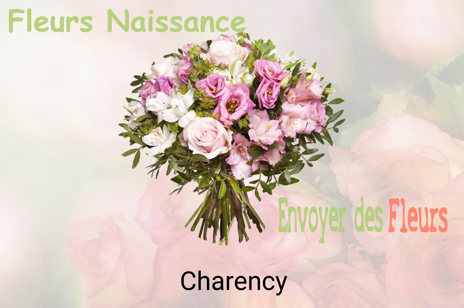 Bouquet de fleurs de naissance livré à Charency